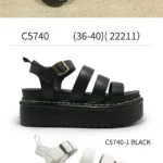 Дамски сандали Xcess C5740-1 – Черен цвят - Image 2