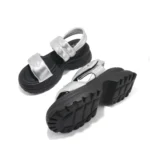 Дамски сандали Xcess C5923-3 – Сребро цвят - Image 4
